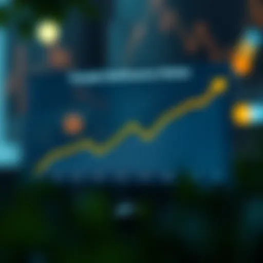 Graph illustrating the trend of refinance rates over time