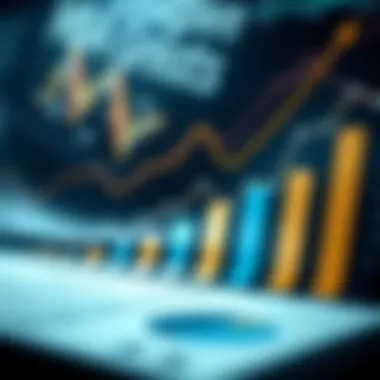 Financial growth represented by charts