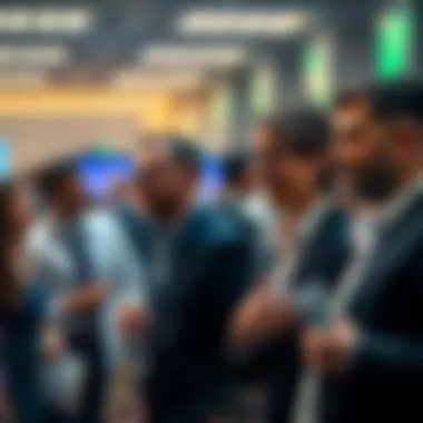Networking event in business