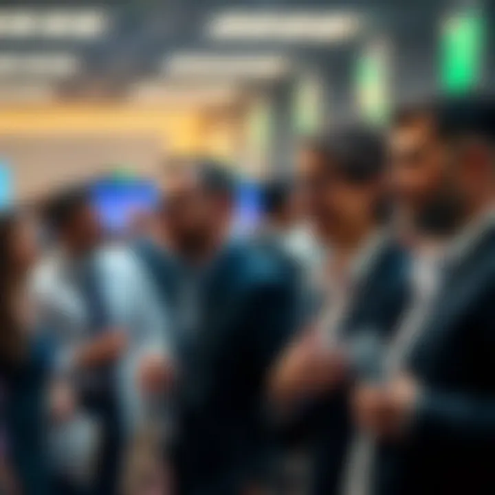 Networking event in business