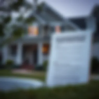 Inspection report with a house in the background