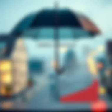 Financial Benefits of Umbrella Insurance Graph illustrating financial benefits of umbrella insurance for small businesses