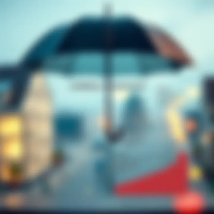 Financial Benefits of Umbrella Insurance Graph illustrating financial benefits of umbrella insurance for small businesses