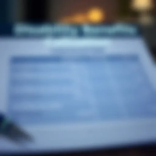 Disability Benefits Calculation Overview Visual representation of disability benefits calculation