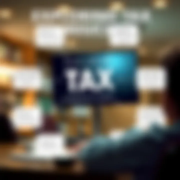 Infographic showcasing various tax deductions available to individuals