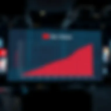 Graph showing the correlation between views and revenue on YouTube